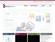 Tablet Screenshot of biznetsol.com